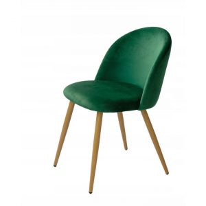 Scaun Modern Velvet - verde sticlă