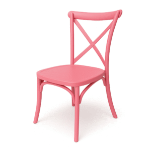 Scaun Boho pentru copii - culoare roz