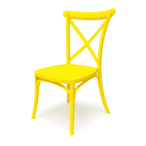 Scaun Boho pentru copii - galben