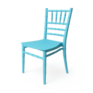 Scaun Chiavari pentru copii - culoare albastru