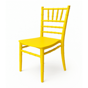 Scaun Chiavari pentru copii - galben