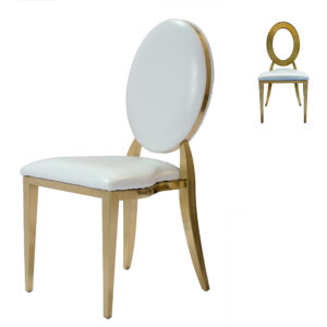 Scaun de nuntă american Glamour O-back 2 în 1